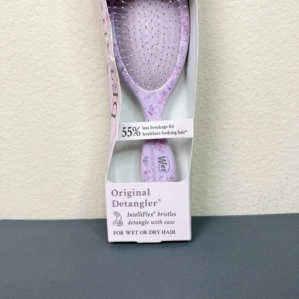 LoveShackFancy x Target – WetBrush Purple Floral Original Detangler Brush